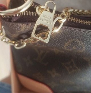 Bolso Louis Vuitton Boulogne Marrón Lona Monogram