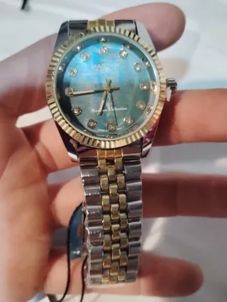 Reloj Martyn Line Oro y Verde