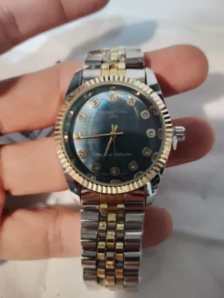 Reloj Martyn Line Oro y Verde