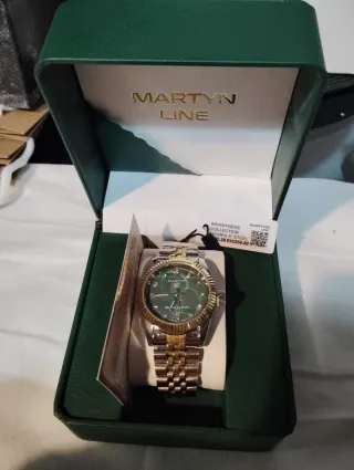 Reloj Martyn Line Oro y Verde