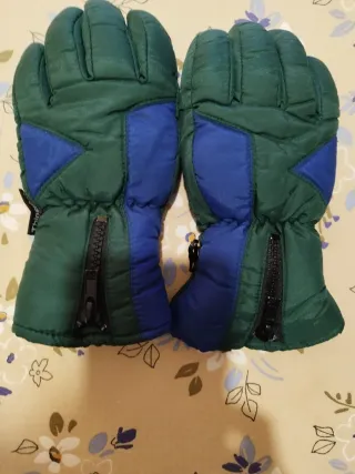 Guantes de invierno con cremallera
