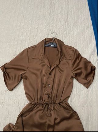 Tuta intera estiva marrone