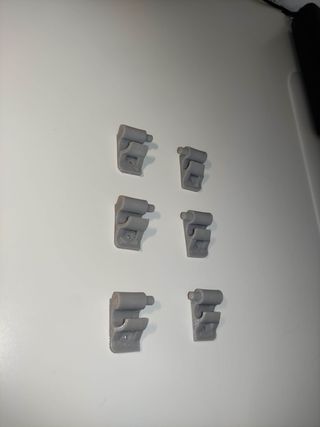 6 Terminales Sunroller Grises (3 Pares)