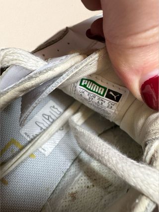 Puma basket platform core lace-up white sneakers