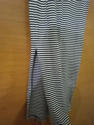 Falda larga tubo rayas