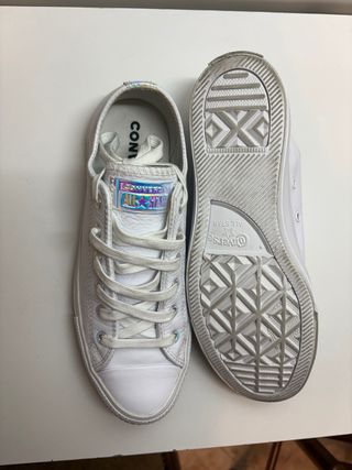 Converse Chuck Taylor All Star Blancas Piel