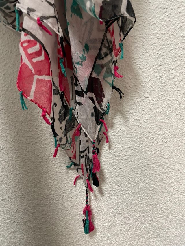 Foulard étnico estampado águila