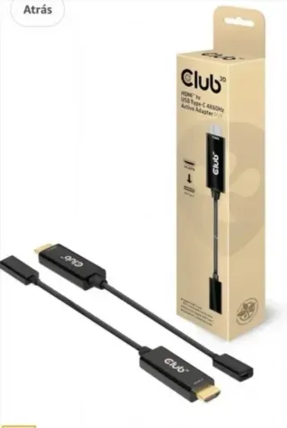 Adaptador activo CLUB3D HDMI a USB tipo C
