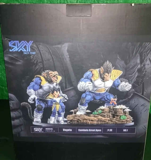Resina Vegeta Osaru VS Goku Dragon Ball