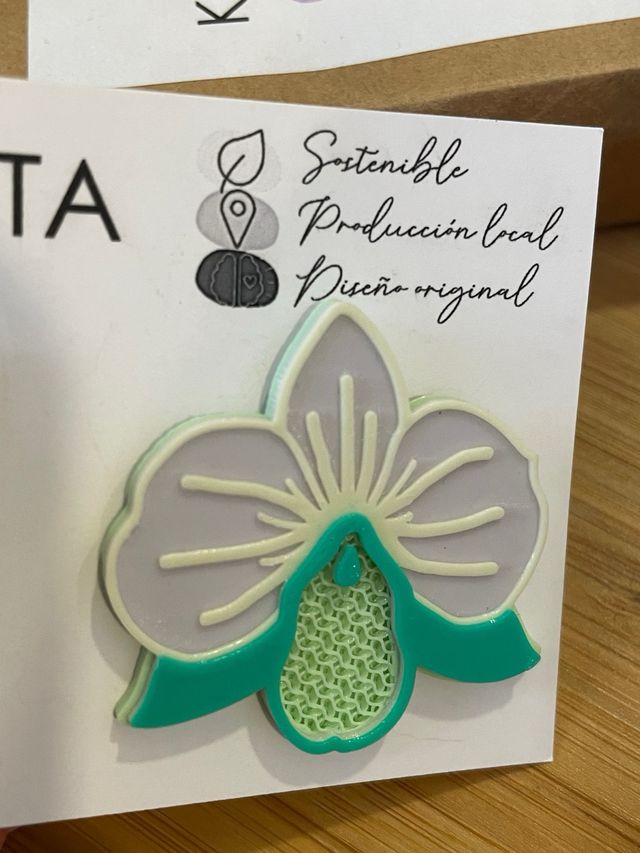 Pendientes Orquídea Hielo Köntrasta