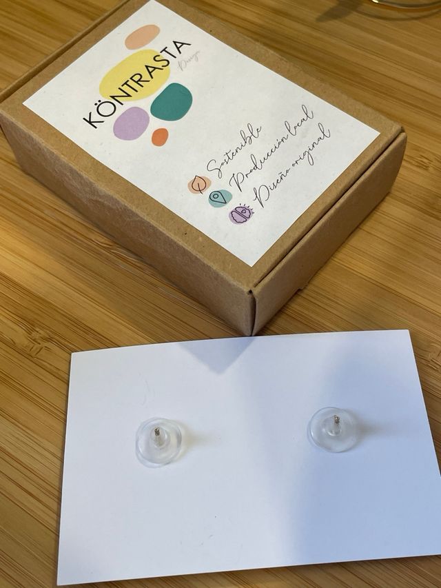 Pendientes Orquídea Hielo Köntrasta