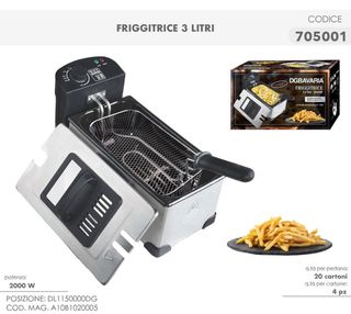 Friggitrice elettrica DGBAVARIA