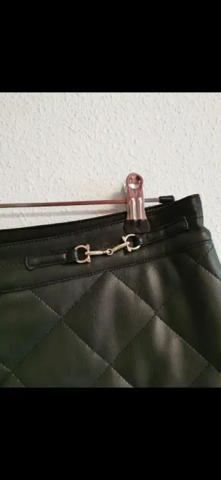 Falda de chica de Tintoretto Talla M Negra Acolcha