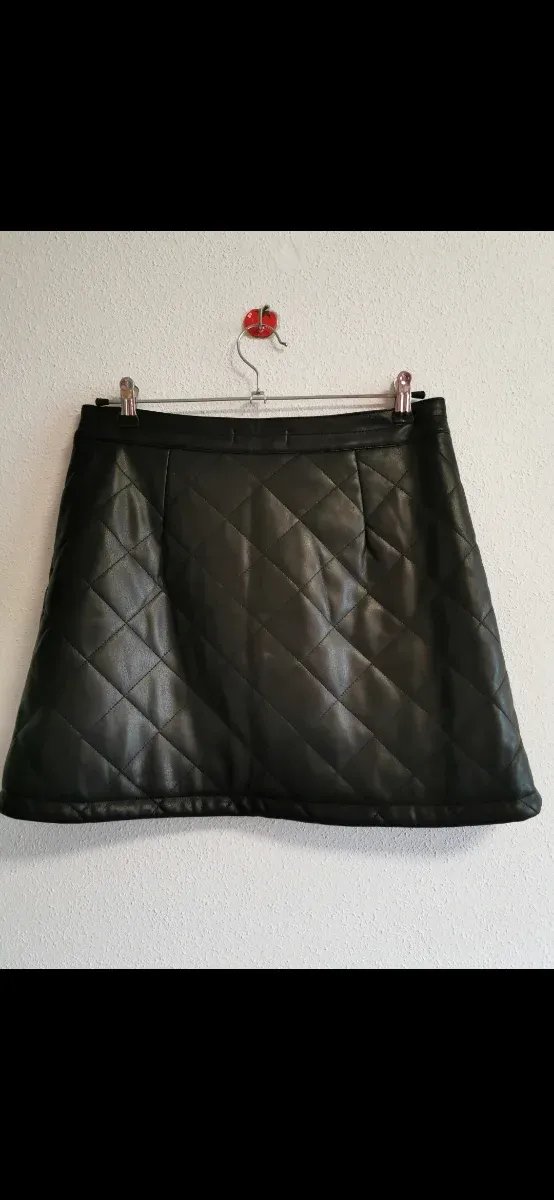 Falda de chica de Tintoretto Talla M Negra Acolcha