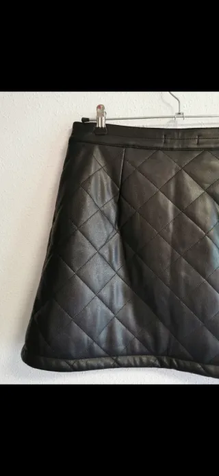 Falda de chica de Tintoretto Talla M Negra Acolcha