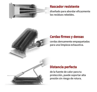 Cepillo de limpieza para parrilla