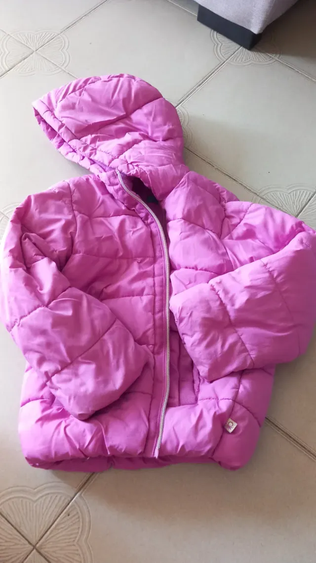 Chaqueta Invierno Niña Rosa