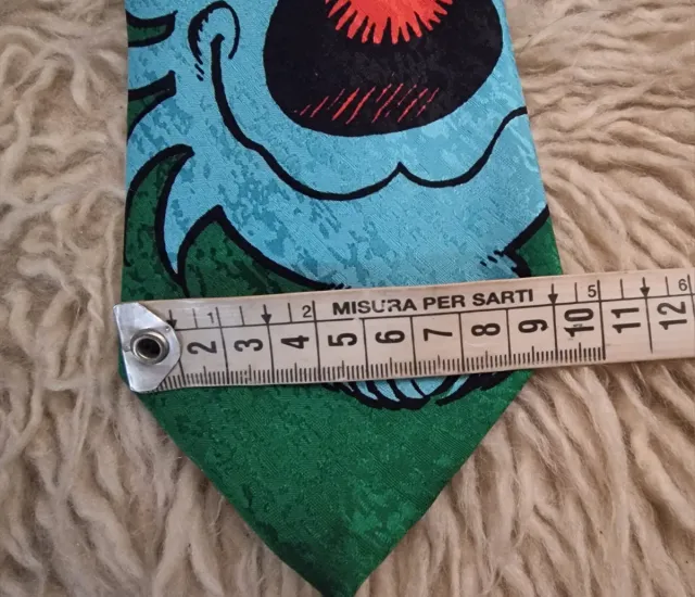 Cravatta vintage Lupo Alberto 100%Seta