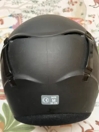 Casco esquí infantil negro para niño o niña..Nuevo