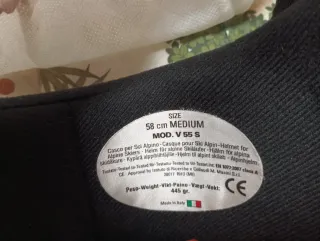 Casco esquí infantil negro para niño o niña..Nuevo