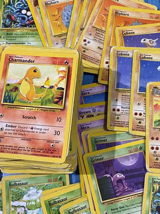 240 cartas pokémon WOTC inglés (repetidas)