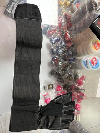 Guantes fitness BRUISER - negros