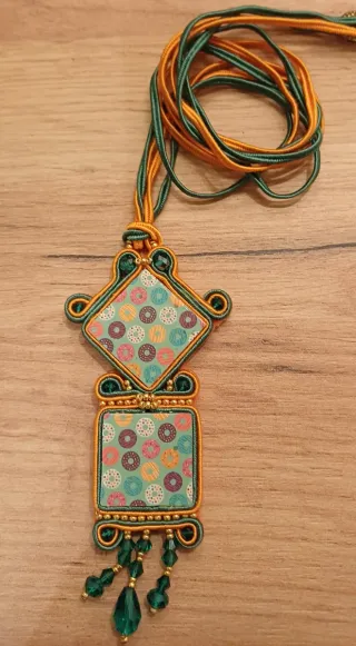 Collana Bellissima collana Soutache Seta