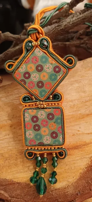 Collana Bellissima collana Soutache Seta