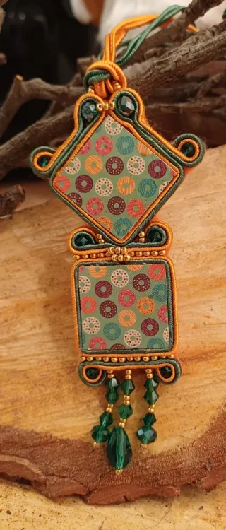 Collana Bellissima collana Soutache Seta