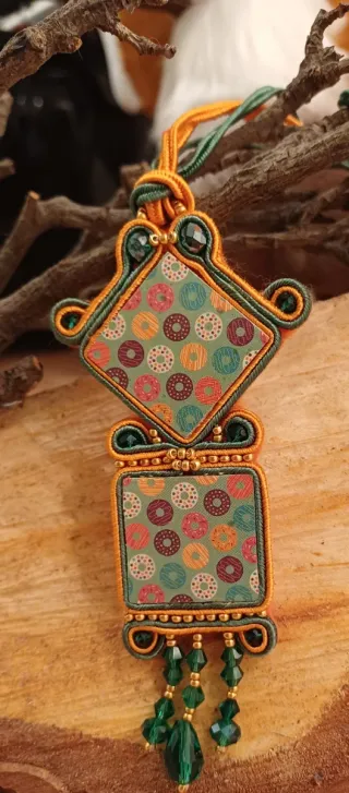 Collana Bellissima collana Soutache Seta