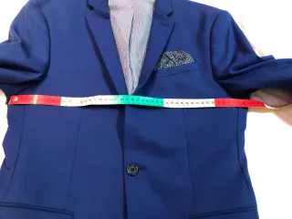 Traje de hombre Zara azulón