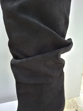 Stivali Wellspring neri tacco kitten tg 39