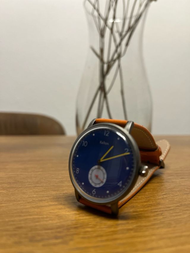 Original reloj Kelton Diseño Moderno Azul Nuevo