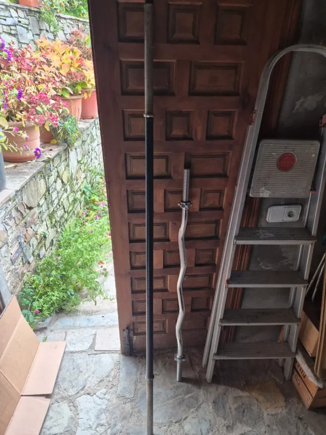 Barra de gimnasio recta 2 metros