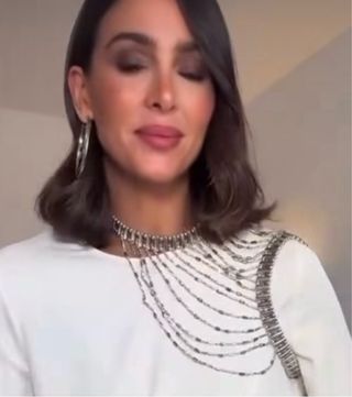 collar hombro abalorios zara