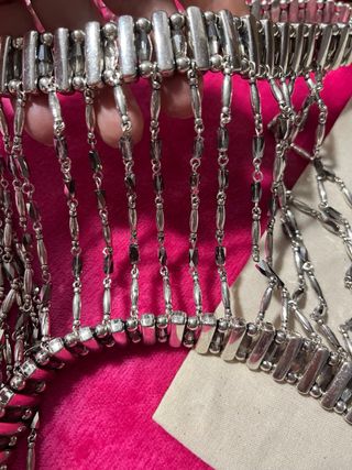 collar hombro abalorios zara