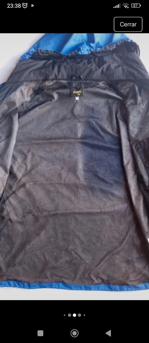 Chaqueta Montaña Hombre Azul y Negro