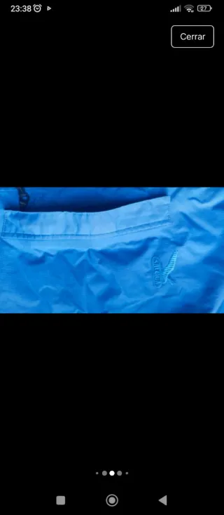 Chaqueta Montaña Hombre Azul y Negro