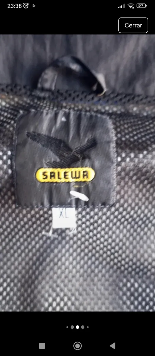 Chaqueta Montaña Hombre Azul y Negro