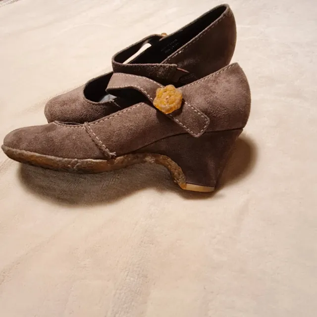 Zapatos Clarks Talla 38 Ante Marrón