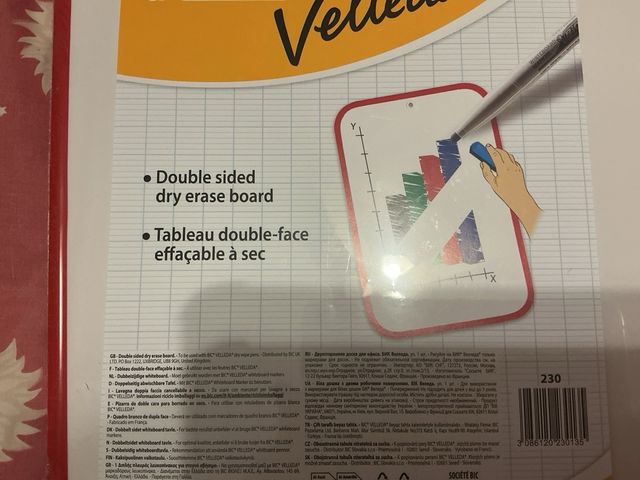Pizarra blanca Velleda BIC 30x44cm