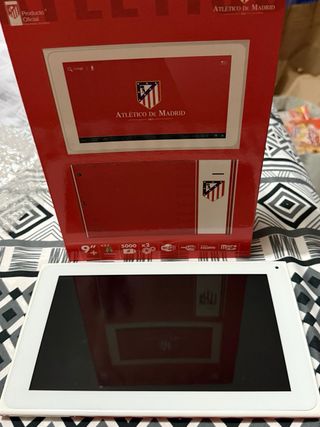 Tablet Atlético de Madrid Roja y Blanca
