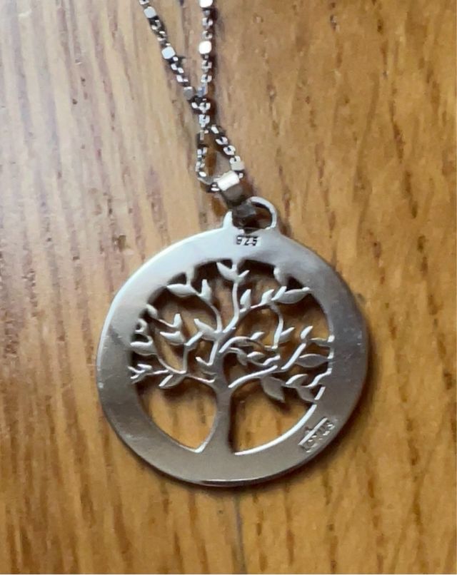 Colgante Árbol de la Vida Lotus Plata