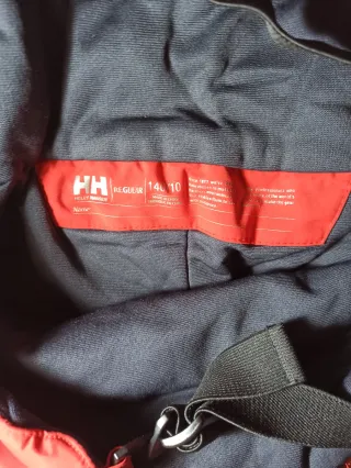 Pantalón de esquí infantil Helly Hansen rojo