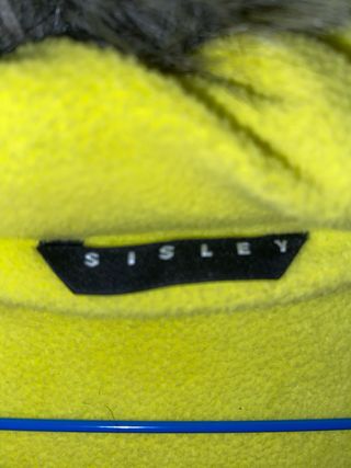 Piumino Sisley grigio con cappuccio