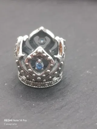 Charm Pandora Corona Princesa Disney Plata CP532