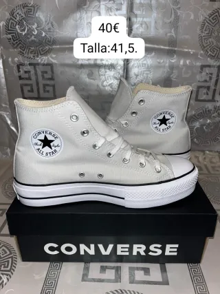 Zapatillas Converse Blancas Talla 43-44