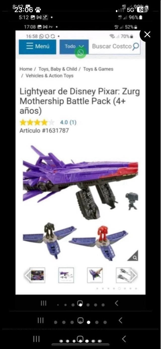 Buzz Lightyear Mattel Juguete Nuevo