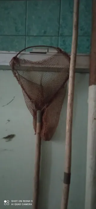 Varias herramientas de pesca