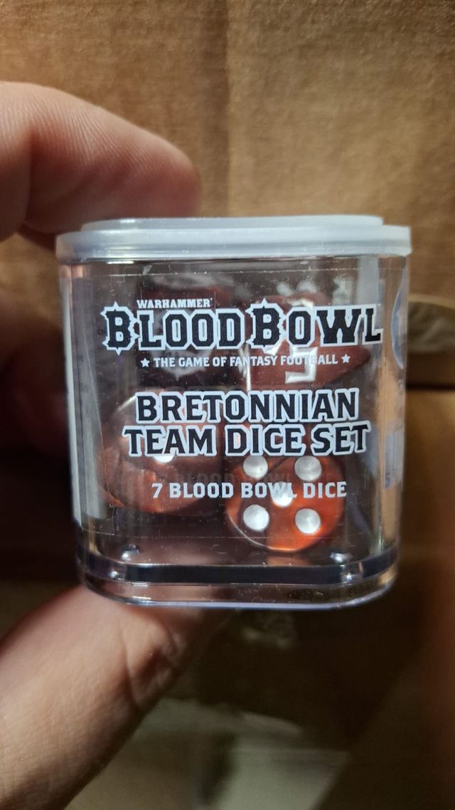 Warhammer Blood Bowl Dados Bretonnian